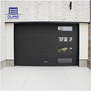 <span class=keywords><strong>Porte</strong></span> <span class=keywords><strong>de</strong></span> <span class=keywords><strong>garage</strong></span> <span class=keywords><strong>sectionnelle</strong></span> en acier sur mesure avec panneaux isolés PU, rails <span class=keywords><strong>standard</strong></span> et moteur automatique pour villas - Product Image 4