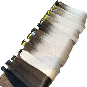 ผมต่อสำหรับต่อผมมนุษย์แท้เกรด12A ผ้าสองชั้นผ้าเรียบเนียน - Product Image 1