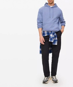 Sudadera con capucha estilo pulóver con bolsillo frontal Sudadera con capucha de lana para hombre de moda ropa informal con mangas largas - Product Image 2