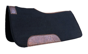 100% couverture de selle profilée en feutre de laine confort optimal équipement de cheval pour le travail du cuir coussinets équestres pour selle occidentale - Product Image 2