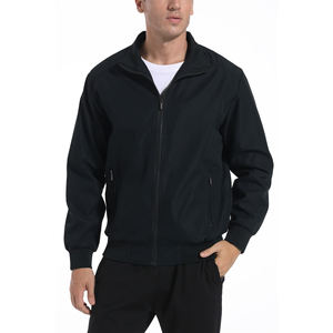 Vêtements de printemps universitaire pour hommes personnalisés, vente en gros, blouson bombardier vintage à fermeture éclair personnalisé pour hommes - Product Image 5