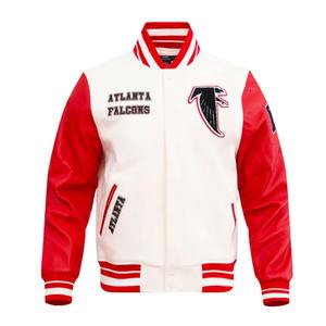 เสื้อแจ็กเก็ตทีมเบสบอลแขนเสื้อหนังขนแกะปักโลโก้สำหรับผู้ชายและผู้หญิง - Product Image 3