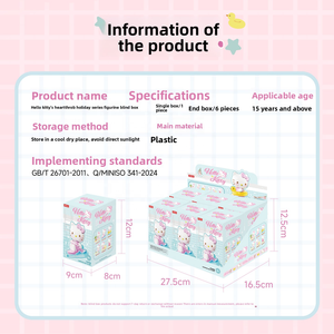 Minso Cute Holiday Heartbeat Series Blind Box: Statuette da Collezione in Stile Gattino Dolce per Ragazze alla Moda, Adorabile Animazione Giapponese - Product Image 4