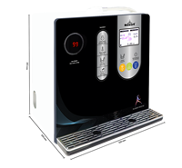 Ioniseur d'eau alcaline, système de filtration intelligent, purificateur domestique de grande capacité avec revêtement en platine, qualité fabriquée au Vietnam