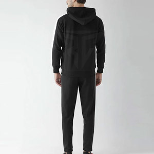 Venta al por mayor sólido chándal 100% algodón Jogger ropa deportiva logotipo personalizado impreso pantalones de chándal invierno pulóver en XL adulto de talla grande - Product Image 4