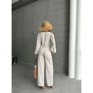 Blusa de Mujer con Lentejuelas y Rayas con Lazo Frontal, Venta al por Mayor de Blusas y Camisas - Product Image 2