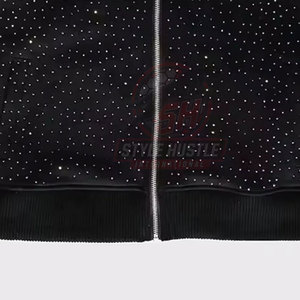 Sudaderas con Pedrería para Hombre, Diseño Personalizado, Alta Calidad, Color Sólido, Casual, Tallas Grandes, para Venta en Línea - Product Image 6