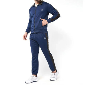 Survêtements de jogging à capuche zippé en polaire technique pour hommes Vêtements de course à pied imprimés avec logo personnalisé Survêtement de sport - Product Image 1