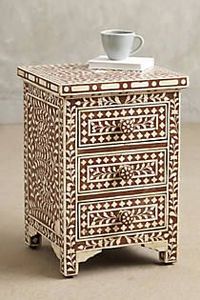 เก้าอี้ห้องนั่งเล่นงานหัตถกรรมแบบฝังกระดูกสไตล์ดั้งเดิมสำหรับวางบนโต๊ะข้างเตียงห้องนั่งเล่นฝังกระดูกจากอินเดีย - Product Image 2