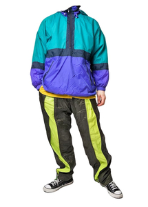 Cổ Điển Trọng Lượng Nhẹ Áo Gió Màu Xanh Màu Xanh Lá Cây Retro <span class=keywords><strong>anorak</strong></span> Áo Khoác Trùm Mũ Trùm Mũ Thoáng Khí Nhanh Chóng Khô Lưới Lót Với Biểu Tượng Tùy Chỉnh - Product Image 3