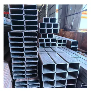 Rectangular RHS Mild Carbon Steel Pipes 20mm 30mm Side St37 St52 SS400 Hot Rolled CS Tubes For Machinery Industry Price