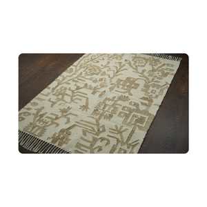 พรมปอกระเจาและผ้าฝ้ายสไตล์โบฮีเมียนช่วยเพิ่มพื้นผิวและความอบอุ่นให้กับทุกห้องของตกแต่งบ้านกลางแจ้ง - Product Image 1