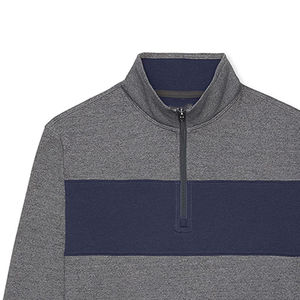 Wholesale 2025 <b>Men</b> Pullover Sports SweatShirt Half <b>Zip</b> Long Sleeve Sweatshirts Zipper for <b>Men</b> Sport basics cotton blended - Product Image 3