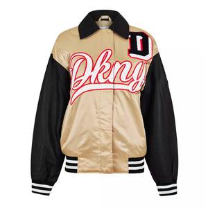 Veste universitaire pour femmes OEM ODM Baseball Letterman Jacket Custom Embroidery Casual College Style Streetwear For Wholesale - Product Image 1