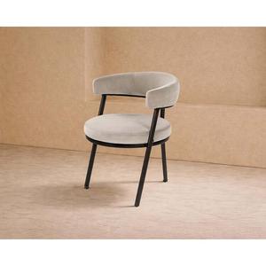 Silla de Comedor Moderna de Acero Inoxidable con Asiento Acolchado Tapizado para Muebles de Hogar, Restaurante, Hotel, Bodega, Eventos - Product Image 1
