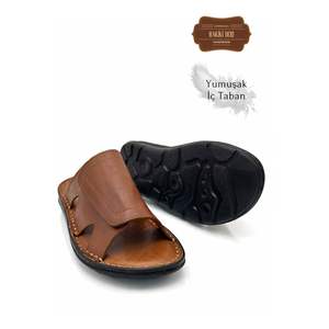 Venta al por mayor 8-Pack de toboganes deportivos de cuero genuino para hombres totalmente abiertos para velcro frontal - Product Image 4