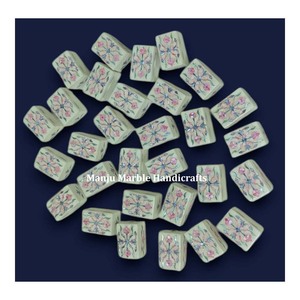 Boîtes personnalisées en marbre Offre Spéciale incrusté de matériaux en nacre pour la décoration de la maison et les cadeaux de bijoux - Product Image 1
