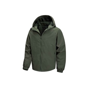 Men's Custom Logo Lightweight Windbreaker Sports Jacket Waterproof Outdoor Training Tracksuit for Sports - Product Image 1