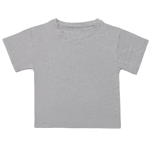 Custom logo Female T Shirt Summer <b>Crop</b> <b>Top</b> O Neck Cropped Navel Women Cotton Fashion T-Shirt - Product Image 1