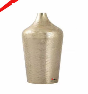 golden finished metal stainless steel <b>indoor</b> outdoor decor flower vase for hotel restaurant and <b>bar</b> - Product Image 5