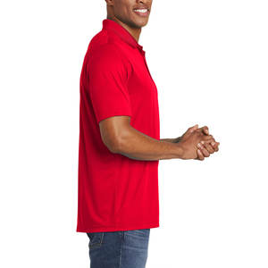 Sports-Wick Moisture Wicking Short Sleeve Polo <b>Shirt</b> <b>Purple</b> Loose Fit - Product Image 6