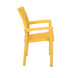 Fauteuil en plastique tulipe nordique léger élégant avec finition lisse et design élégant adapté aux salles à manger espaces de vie - Product Image 5