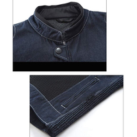 Vente en gros de nouvelles vestes de moto en jean pour hommes de qualité supérieure à la mode vestes d'équitation coupe-vent à manches longues coupe ajustée