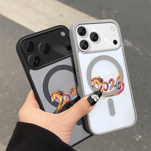 Nueva Funda Magnética para Teléfono con Diseño de Dibujos Animados para 17 Pro Max, Sublimable, de TPU Suave, con Diseño de Flores Blancas, Unisex - Product Image 4