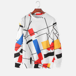 Sudadera de algodón para mujer, jersey con impresión de logotipo personalizado, impresión por sublimación, color blanco - Product Image 6