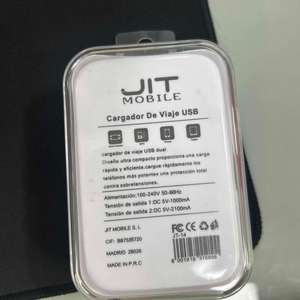 Cargador Rápido JIT 2.1A con Doble USB y Enchufe Europeo de 10W, Cargador de Pared con Salida de 2100mAh, Material Ignífugo para Teléfono, Tableta, MP3, Consola de Juegos - Product Image 2