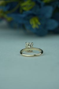 Bague exclusive en diamant de laboratoire 2.00 carat coupe rayonnante VS1 clarté IGI SGL certifié or rose or argent vendeur en gros - Product Image 3