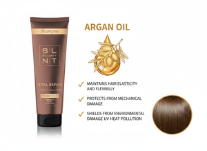 Champú Clásico Sin Sulfatos 250ml – Hidratación Profunda y Reparación con Aceite de Argán y Proteínas de Trigo - Product Image 3