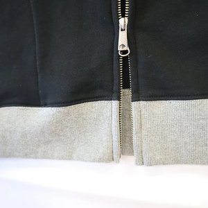 Chaqueta Bomber Negra Estilo Universitario con Diseño de Logotipo Personalizado al por Mayor OEM, Chaqueta de Invierno y Primavera con Cuello Alto para Hombre y Mujer - Product Image 2