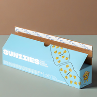 Grande boîte de papier ondulé personnalisée de 2m x 30cm Emballage étanche en carton vert avec doublure en éponge