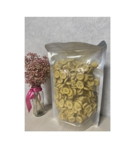 Venta al por mayor de patatas fritas de plátano liofilizadas naturales, fruta seca, comida orgánica, patatas fritas de plátano, fruta seca, verduras, aperitivos, comida - Product Image 1