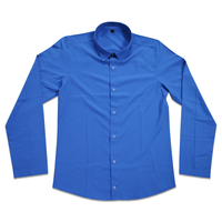 Camisa de Hombre Recién Llegada, 95% Poliéster y 5% Elastano, Color Sólido, Transpirable, Talla Grande, con Logotipo Frontal, Estilo Moderno, de Bangladesh