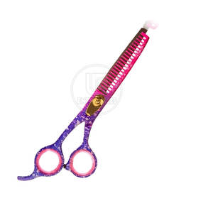 Tijeras de Entresacar Personalizables para Barbería con 32 Dientes, Punta Afilada, Acero Inoxidable de Alta Calidad - Product Image 4