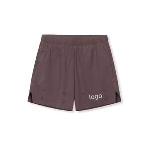 กางเกงขาสั้นผู้ชายสำหรับฤดูร้อน ลายเรียบ ระบายอากาศได้ดี ป้องกันไฟฟ้าสถิตย์ เอวยางยืด ผลิตจากโพลีเอสเตอร์ 100% มีกระเป๋าข้าง - Product Image 2