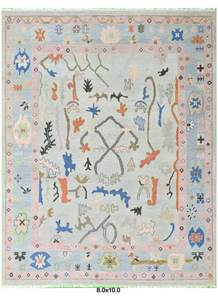 OEM Tapis floral ethnique Base riche Tapis en laine tissé moderne pour la chambre à coucher Décoration intérieure et réchauffement - Product Image 3