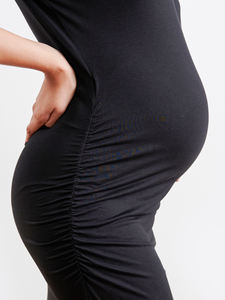 Camisola de lactancia personalizada para mujer de estilo superior, ropa de lactancia materna de verano, vestido de embarazada con mangas cortas - Product Image 4