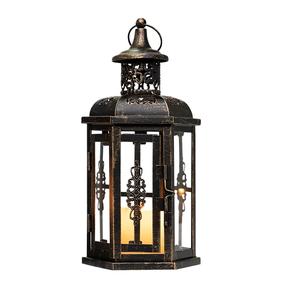 Hot Selling <b>Lantern</b> Made of Metal & Glass <b>Lantern</b> for Outdoor <b>Indoor</b> Use Garden <b>Lantern</b> For Decoration. - Product Image 5