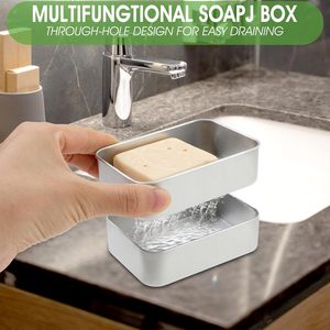 Porte-savon de douche en métal - Garde le savon au sec et propre, accessoire de salle de bain pour un espace de douche organisé, à fixer au mur - Product Image 2