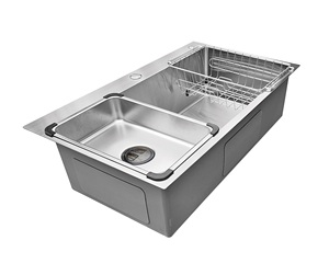PN 7846 Single-Bowl 304 Stainless Steel Kitchen Sink New Design Rectangle Shape Handmade <b>One</b>-Hole Good Price <b>Direct</b> Viet Nam - Product Image 1