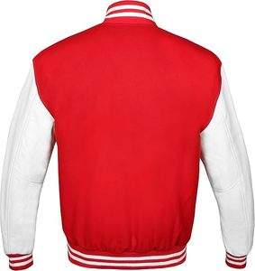 Veste universitaire brodée personnalisée pour hommes et femmes Veste universitaire en laine de haute qualité avec manches en cuir - Product Image 1