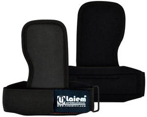 Bandes de poignet de gymnastique sans doigts en néoprène antidérapant de haute qualité, durables, réglables, unisexes, pour la sécurité et la prise en main lors de la musculation - Product Image 2