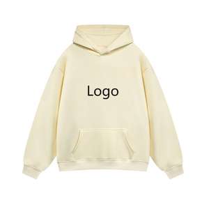 Sweat-shirts à capuche unisexes de haute qualité pour hommes, à fermeture éclair, unis, surdimensionnés, logo personnalisé, sweat-shirt vierge en coton lourd 100% - Product Image 4