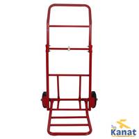 Carrito de Carga Plegable de Metal para Exteriores Kanat Dis Ticaret, Capacidad de 60 kg, Diseño Ligero de Dos Ruedas, Portátil y Duradero