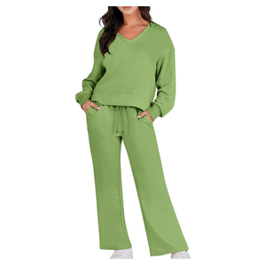 ชุดวอร์มฤดูหนาวสไตล์ไม่เหมือนใครของผู้หญิงชุดออกกำลังกายแบบลำลองชุดออกกำลังกายในยิมเทคนิคการพิมพ์ขนาด XL โลโก้ออกแบบล่าสุด - Product Image 6