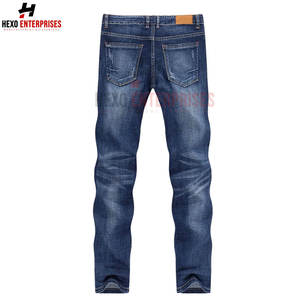 ขายส่งกางเกงยีนส์คุณภาพสูงกางเกงที่กําหนดเองระบายอากาศกางเกงยีนส์ผู้ชายสีดําล้างผลิตปากีสถานกางเกงยีนส์สลิมฟิตกางเกง - Product Image 2