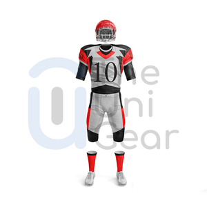 Pantalones de camiseta transpirables más vendidos con pantalones cortos de Jersey opción al por mayor disponible conjuntos de uniformes de fútbol americano de alta calidad - Product Image 5